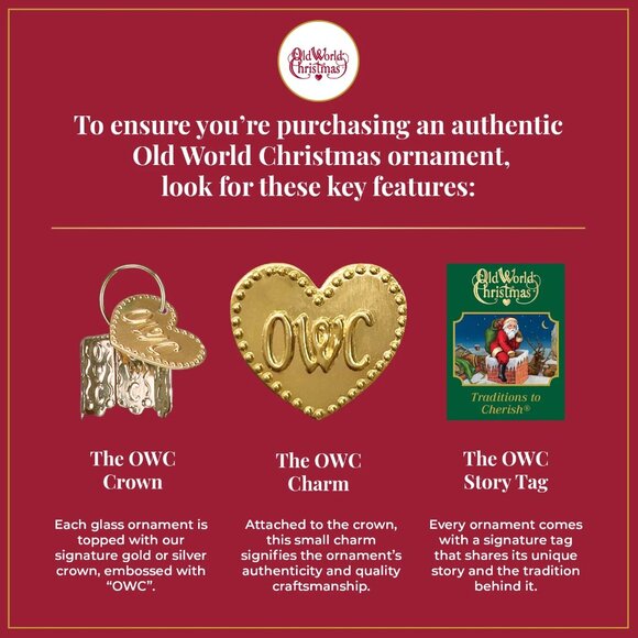 90s but NWT BLOWN GLASS Old World Christmas BEAVER Tree Ornament 🎄 - Picture 8 of 9